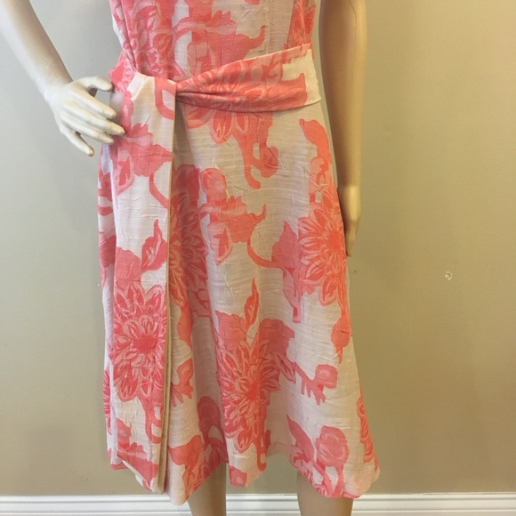 Floral Jacquard Fit and Flare Swing Dress - Picture 4 of 10